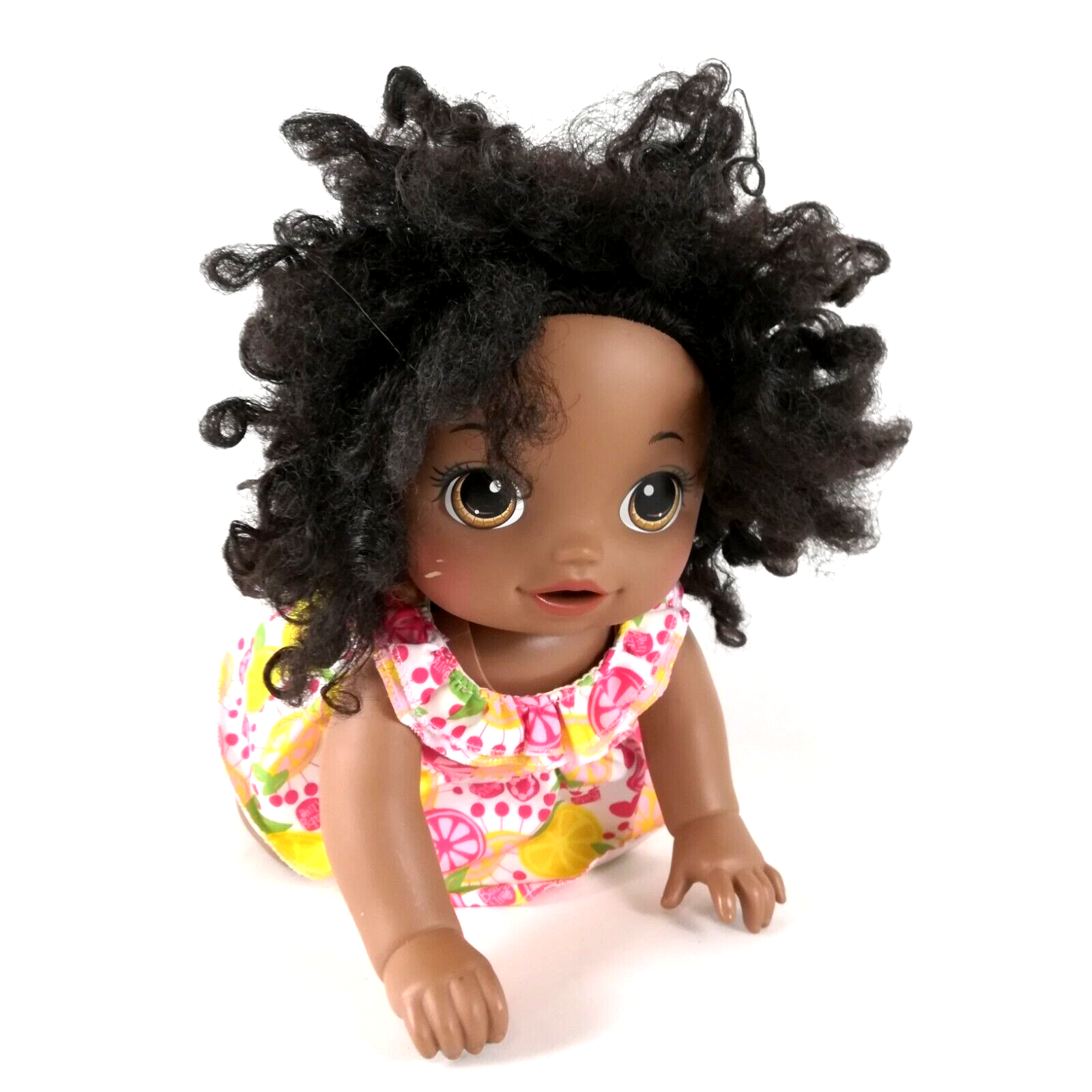 Baby Alive Go Bye Bye Doll African American Black Crawling I