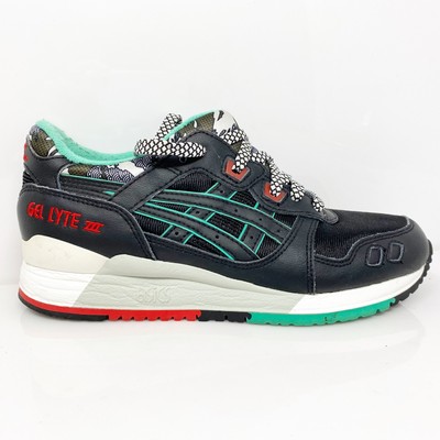 

Asics Mens Gel Lyte 3 H404L Черная повседневная обувь Кроссовки Размер 5, Черный, Gel Lyte 3