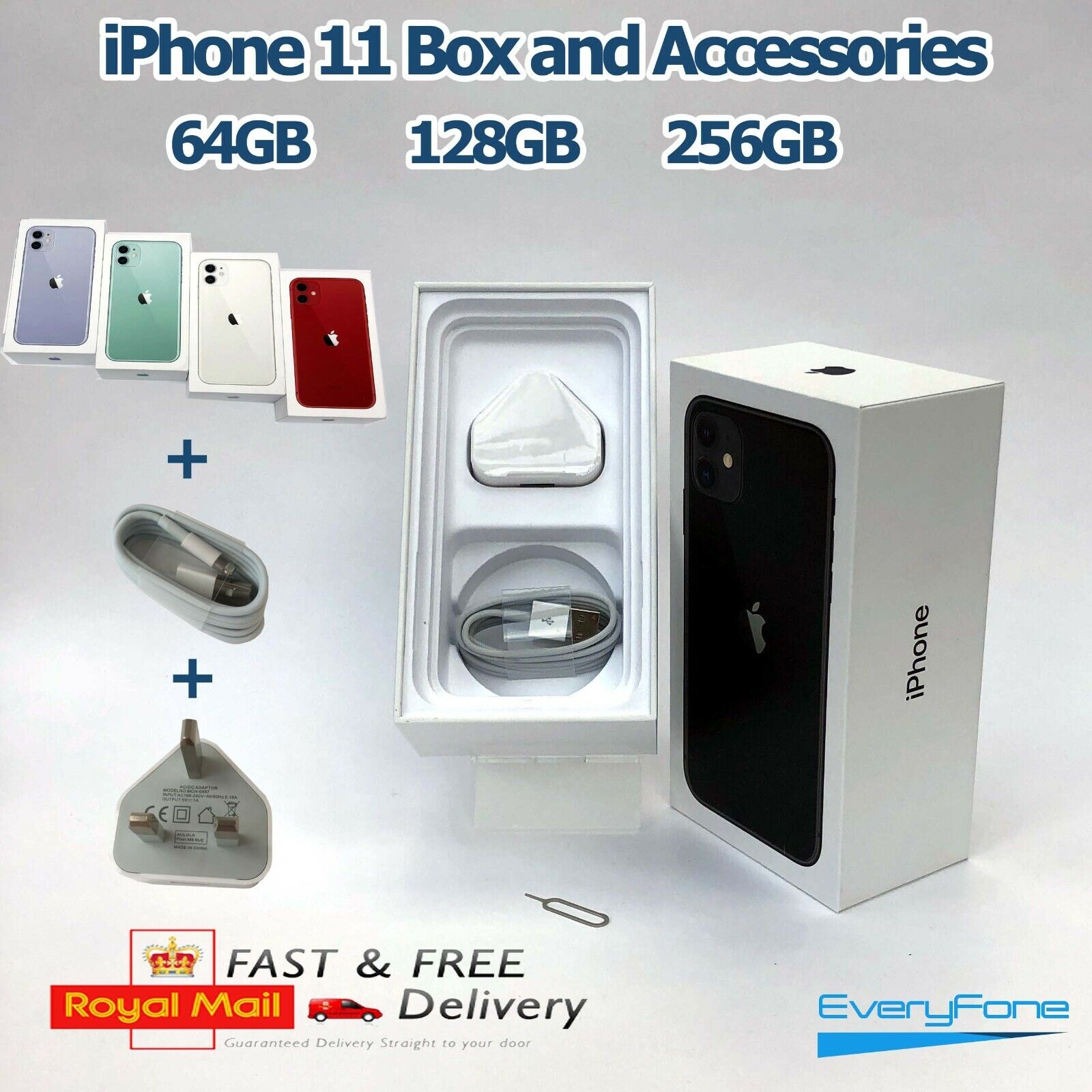 iPhone 11 empty box only with Accessories 64GB 128GB 256GB iPhone 11 empty box only with Accessories 64GB 128GB 256GB