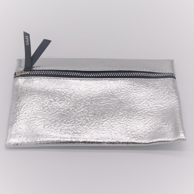 Ipsy Plus December 2019 Shine On Silver Cosmetic Makeup Bag NWOT
