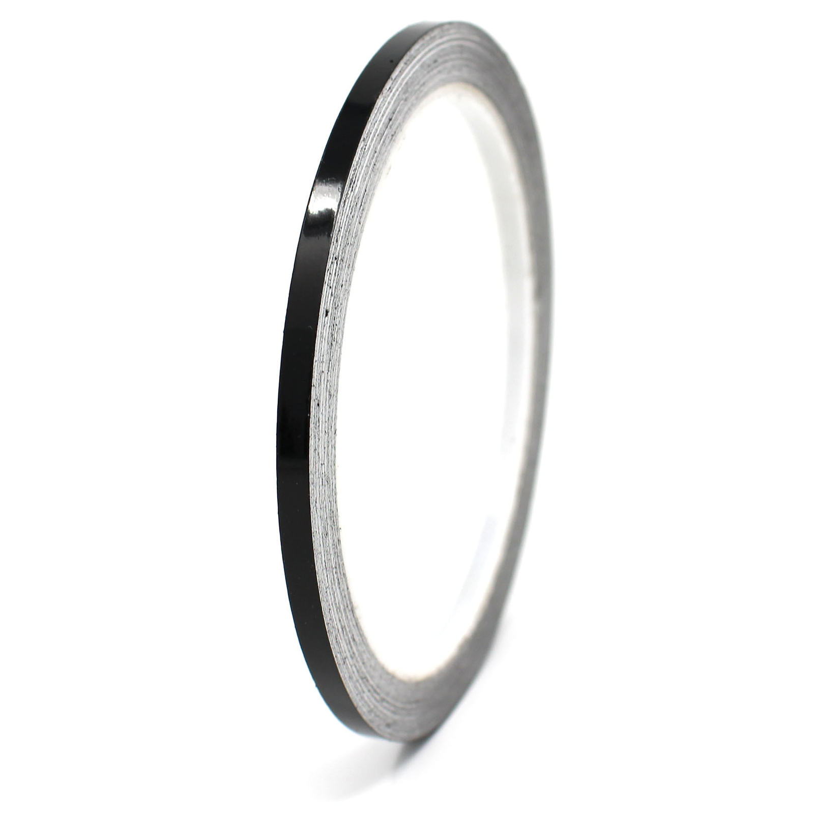 Striscia Adesiva Decorativa Strisce Ornamentali Nere Lucide Per Auto E Moto - 10 Metri, Larghezza 7 Mm, Decorative E Resistenti Strisce Laterali Personalizzazione Auto - Foto 3