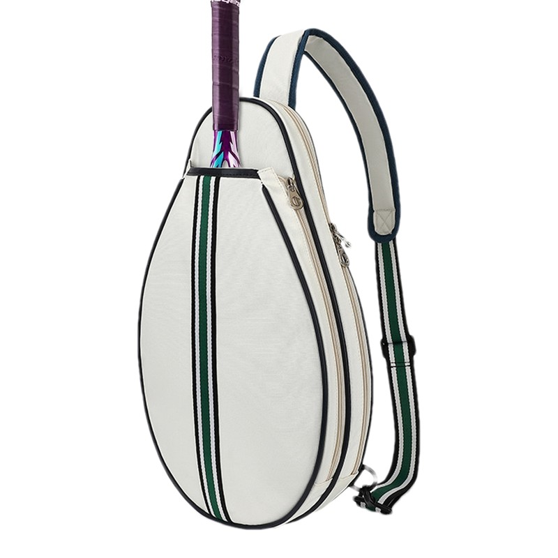 Tennis Bag Tennis Sling Backpack Crossbody Water Resistant f