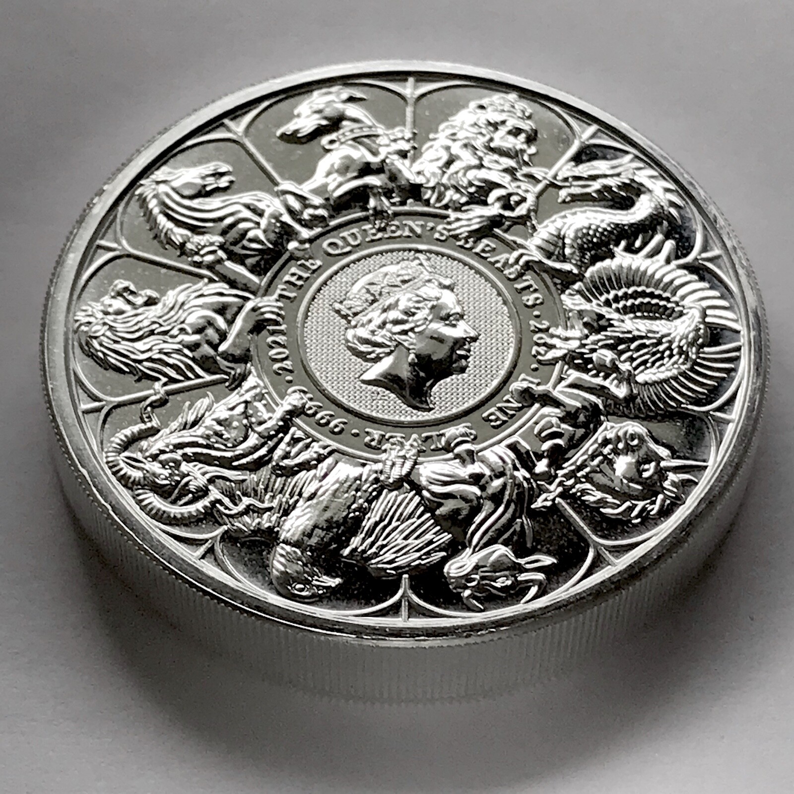 2021 Queen's Beast Collection Completer Coin 2 oz 9999 2021 Queen's Beast Collection Completer Coin 2 oz 9999