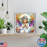 KEYIFA Diamond Art Little Angel Diamond Painting Kits for Adults, Special Shaped Rhinestone Colorful Diamond Painting Kit with Tools, Partial Drill Gems Art Craft for Home Wall Decor 12x12 inch
