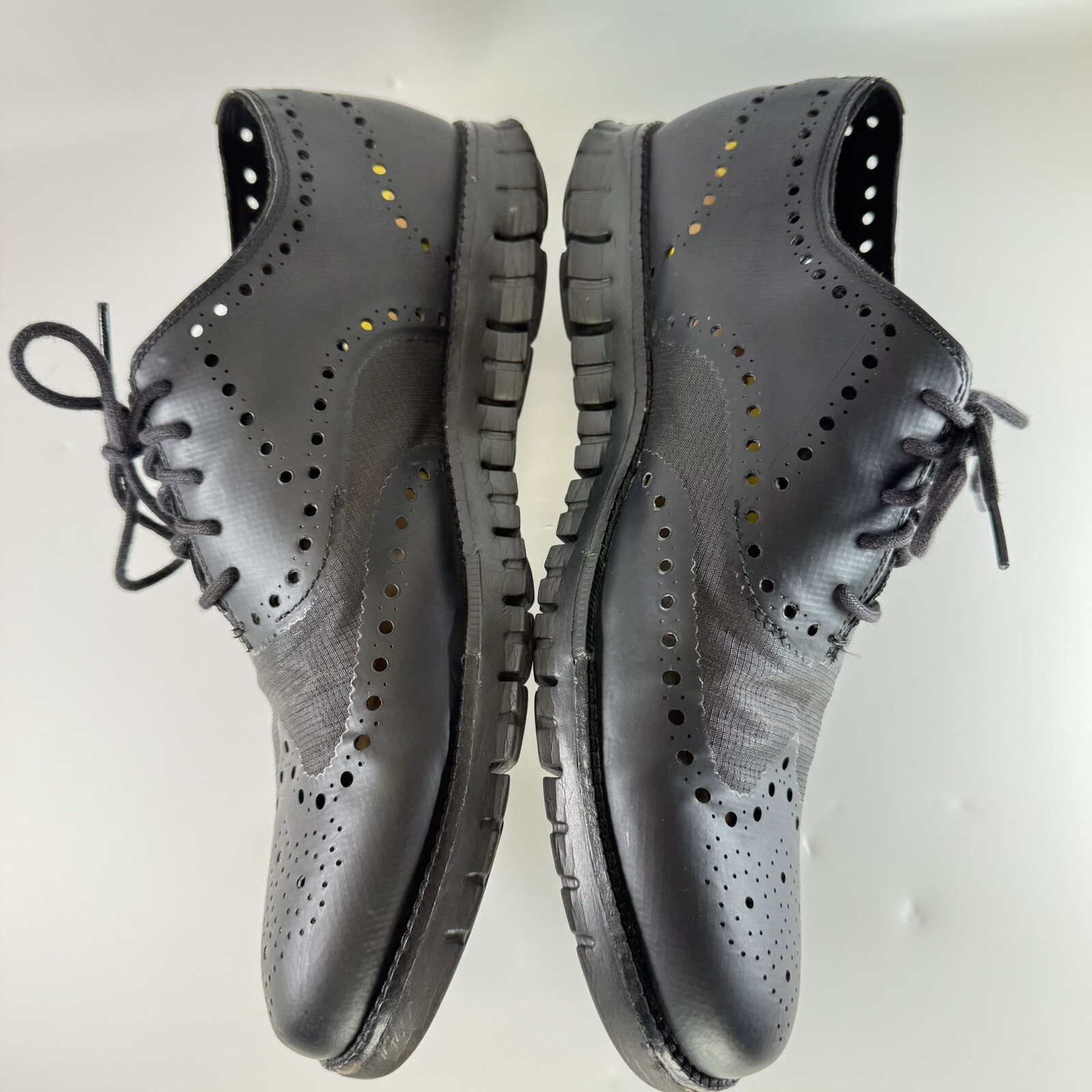 Cole Haan No Stitch Zerogrand Men Size 11 M Shoes Black Wingtip Oxford C12973