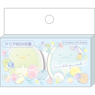 San-X Sumikko Gurashi Clear Box Sticky Notes MH20804