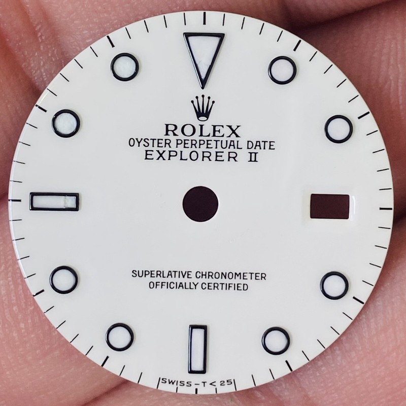 Rolex Polar Dial Trit For Explorer 2 Model Ref 16550 & 16570