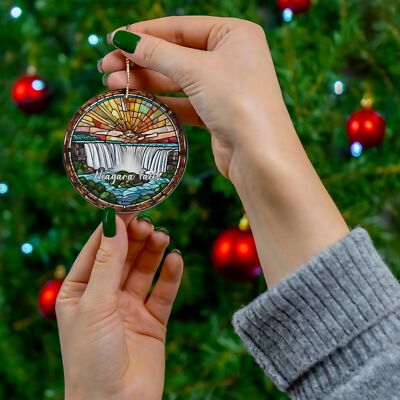 Niagara Falls Ornament New York State Vacation Holiday Trip Souvenir Keepsake