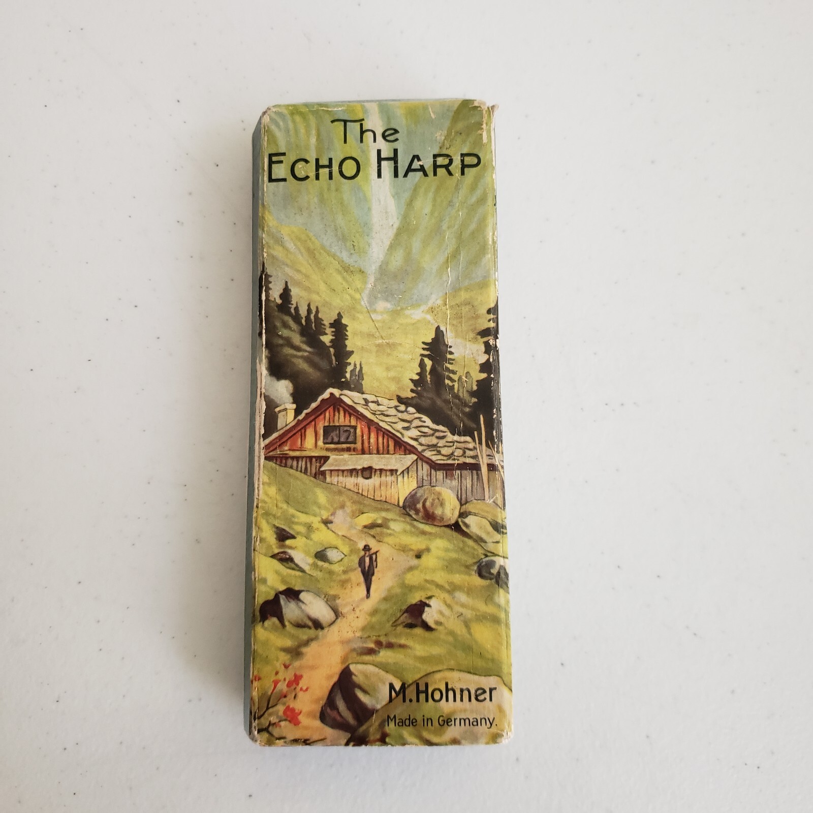ホーナー社　ハーモニカ　Echo bell Vintage M Hohner The Echo Harp Bell Metal Reeds 2 Sided Key