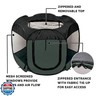 Furhaven Portable Dog Playpen Cat Tent, Pet playground,Kennel foldable indoor outdoor zippered puppy crate - Hunter Green, Medium