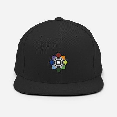 "Rainbow Badge" Erika (Pokemon) Snapback Hat Gym Badge Kanto