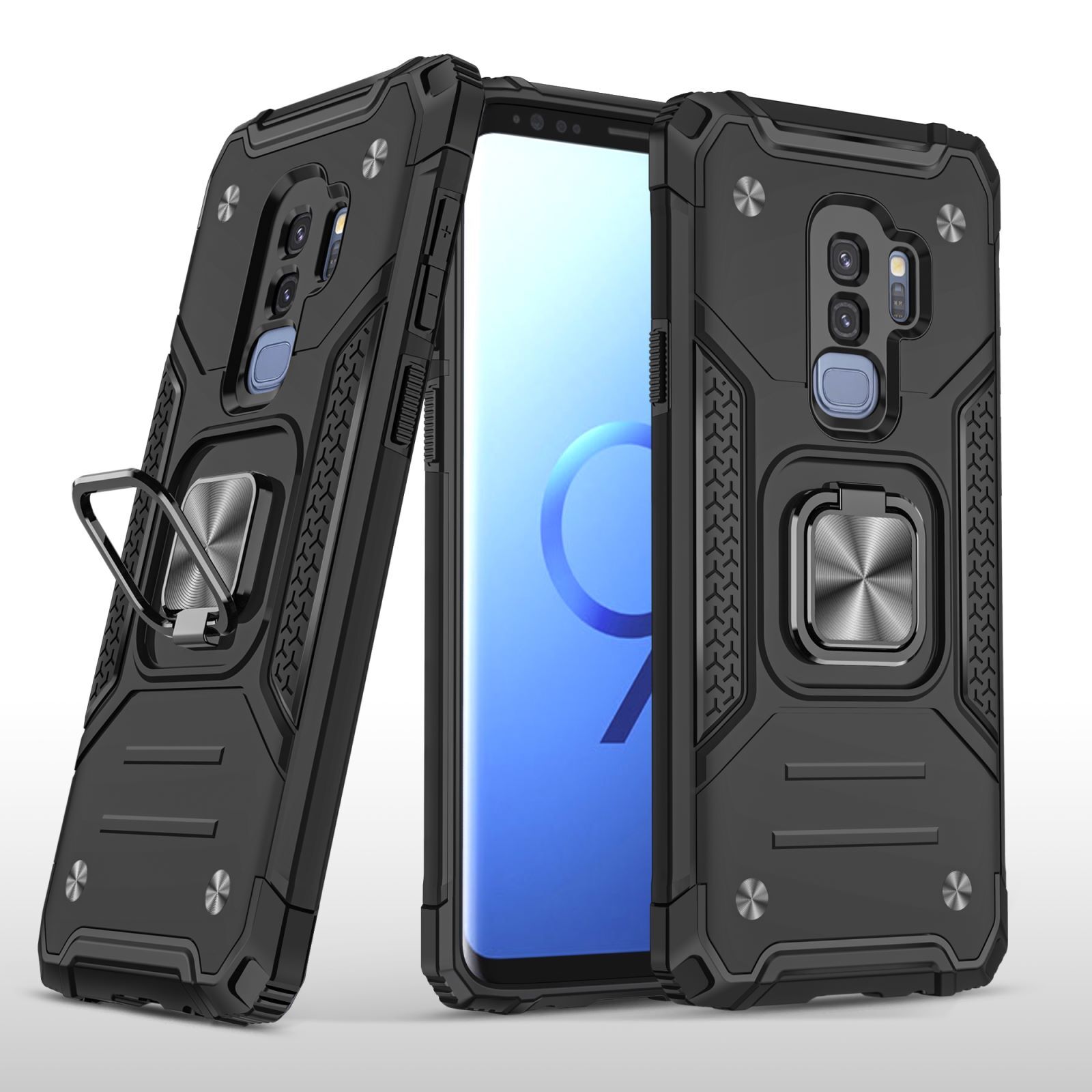 For Samsung Galaxy S9/S9 Plus Phone Case Cover Shockproof + Tempered Glass