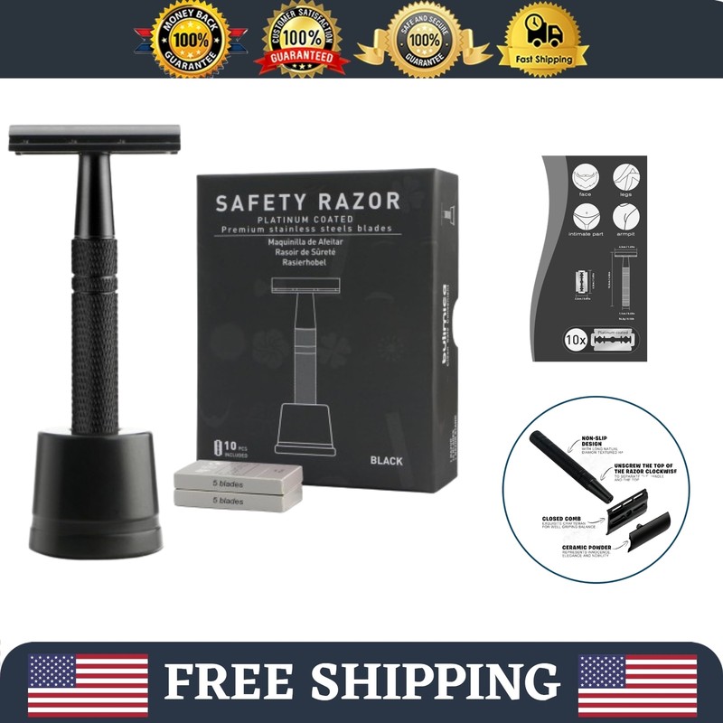 - 10 Premium Blades + Stand - Beginner Friendly