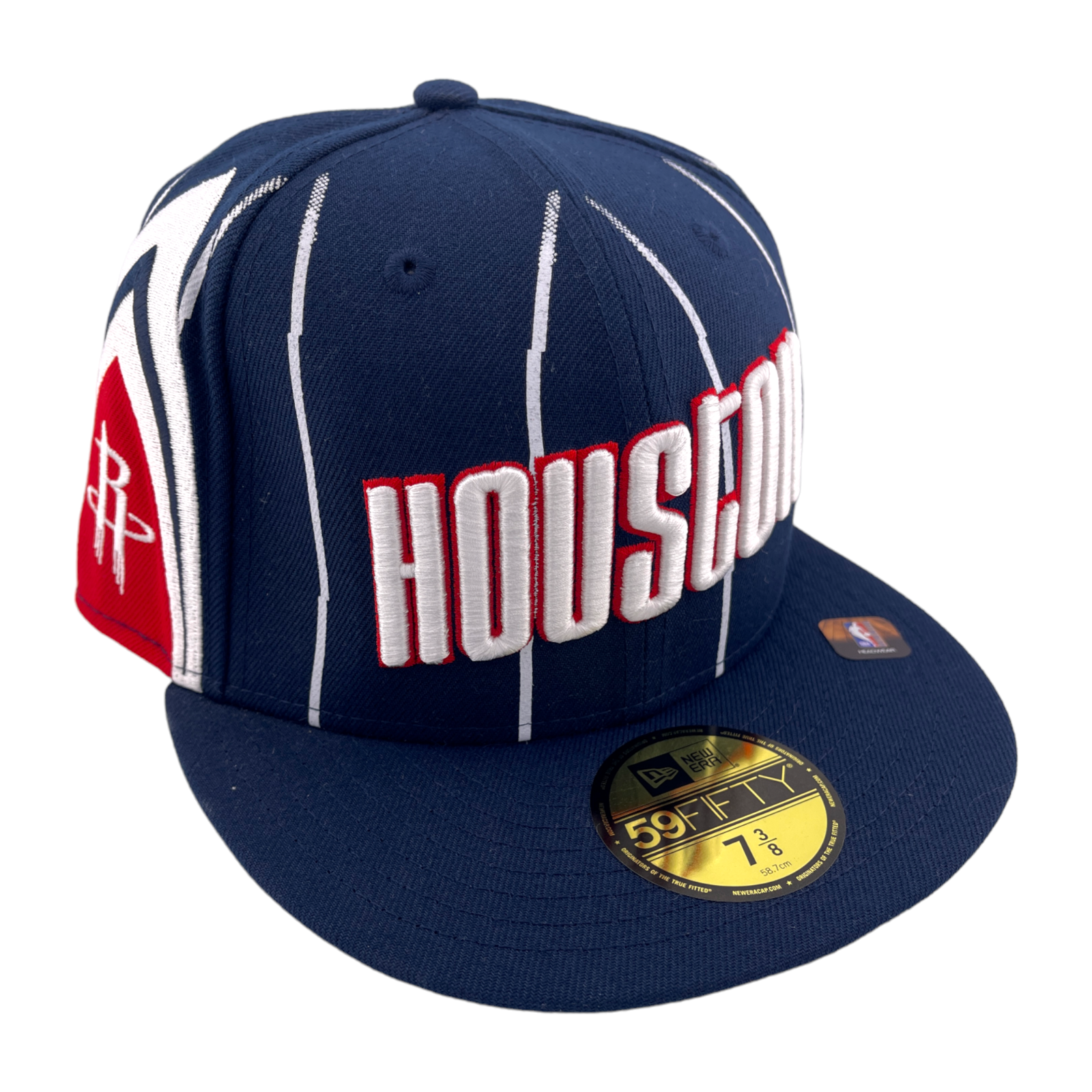 New Era Houston Rockets 2022 NBA City Edition Blue Grey UV 59Fifty Fitted Hat