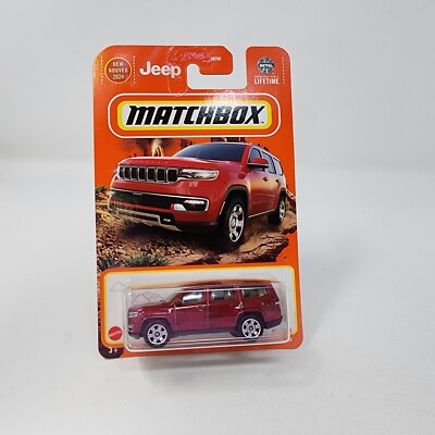 2022 Jeep Wagoneer #97 * Burgundy  * 2024 Matchbox Basic Case L
