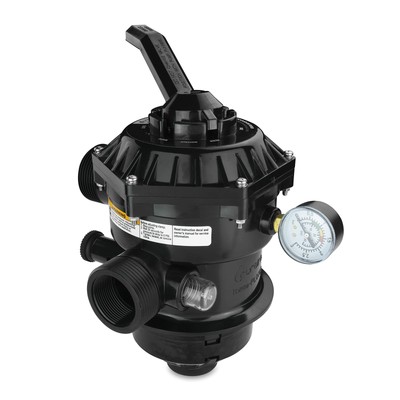 1-1/2 Inch 6-Way Clamp Style Replacement Pool and Spa Sand Filter, PL0700, Co...