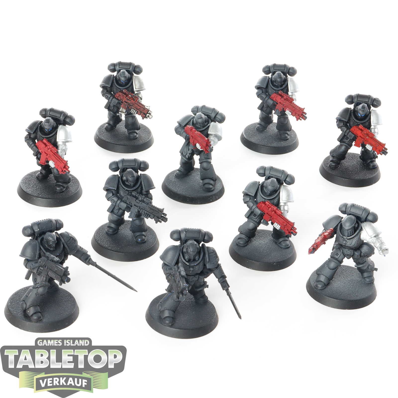 Deathwatch - 10 x Intercessors - teilweise bemalt