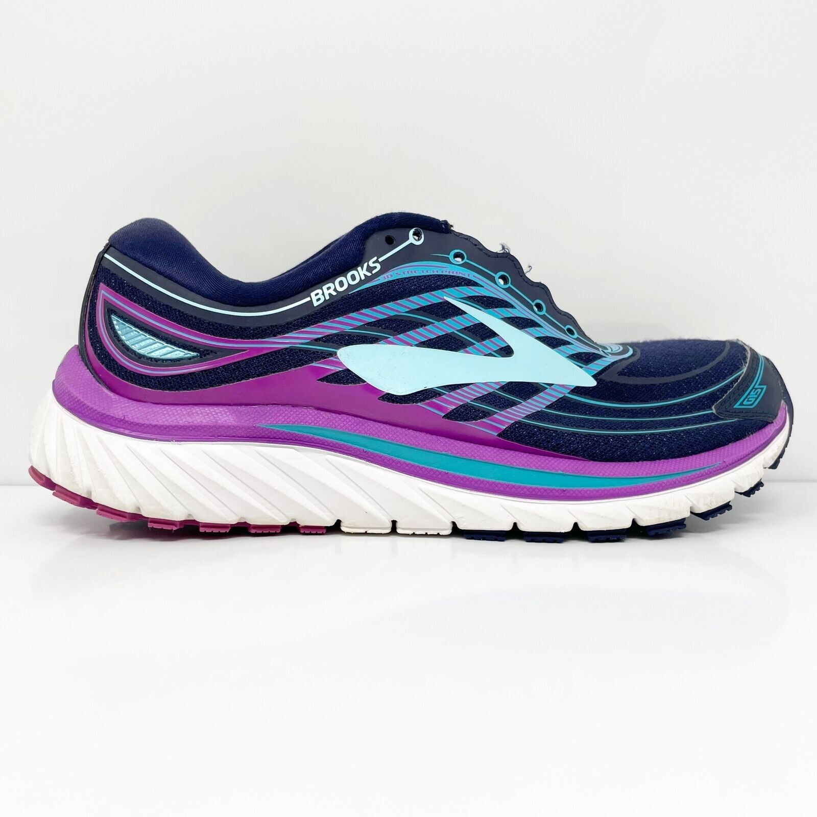 

Brooks Womens Glycerin 15 1202471B465 Синие кроссовки для бега Размер 8 B, Синий, Glycerin 15