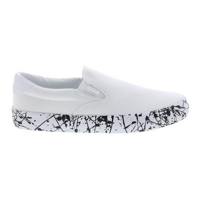 

Lugz Clipper Splash MCLIPSPC-135 Мужские белые парусиновые кроссовки для образа жизни Обувь, Белый, Lugz Clipper Splash