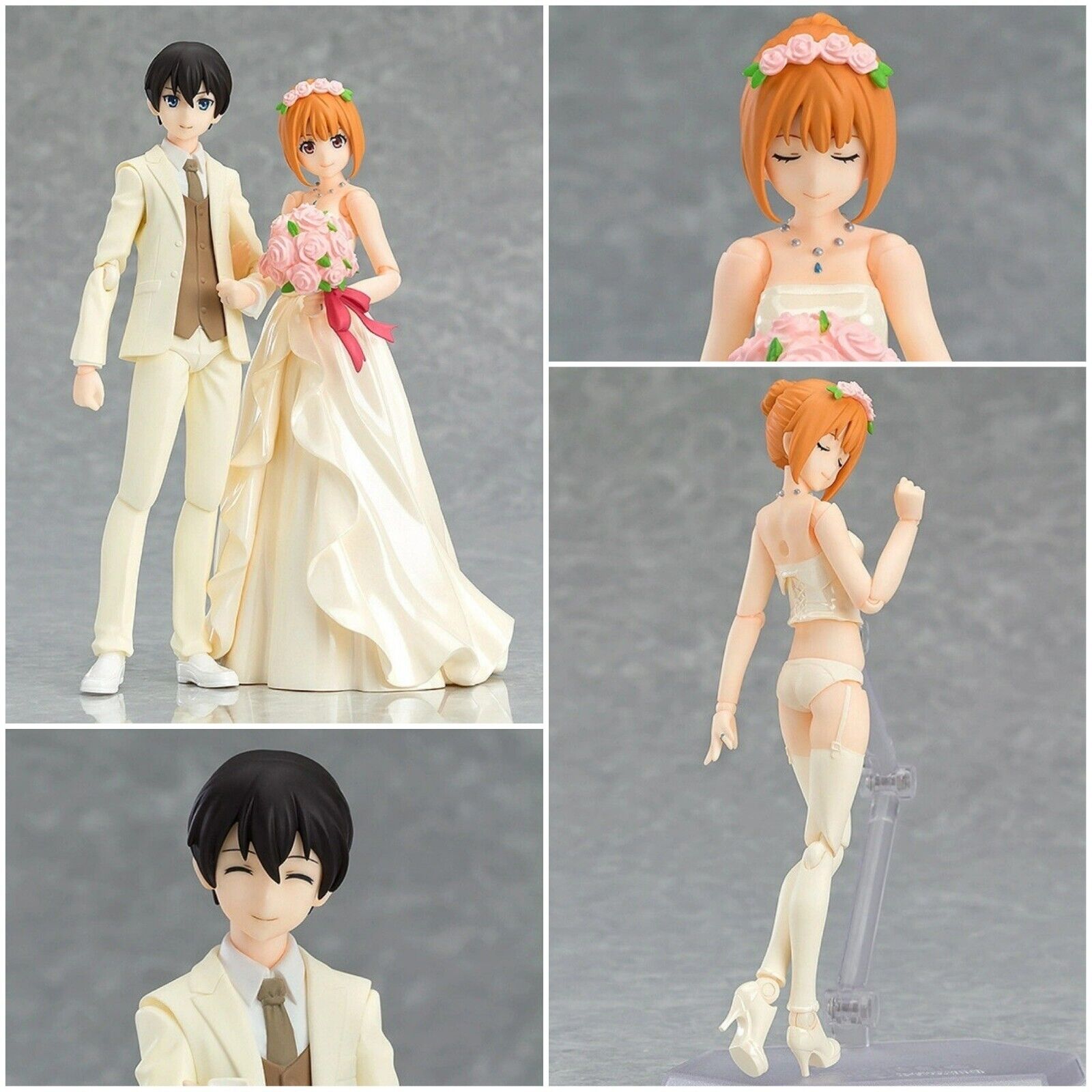 Figma EX-046 and EX-047 Bride and Groom Max Factory Japan | eBay Figma EX-046 and EX-047 Bride and Groom Max Factory Japan | eBay