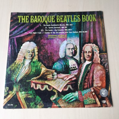 Joshua Rifkin The Baroque Beatles Book LP Elektra EKL-306-B Mono