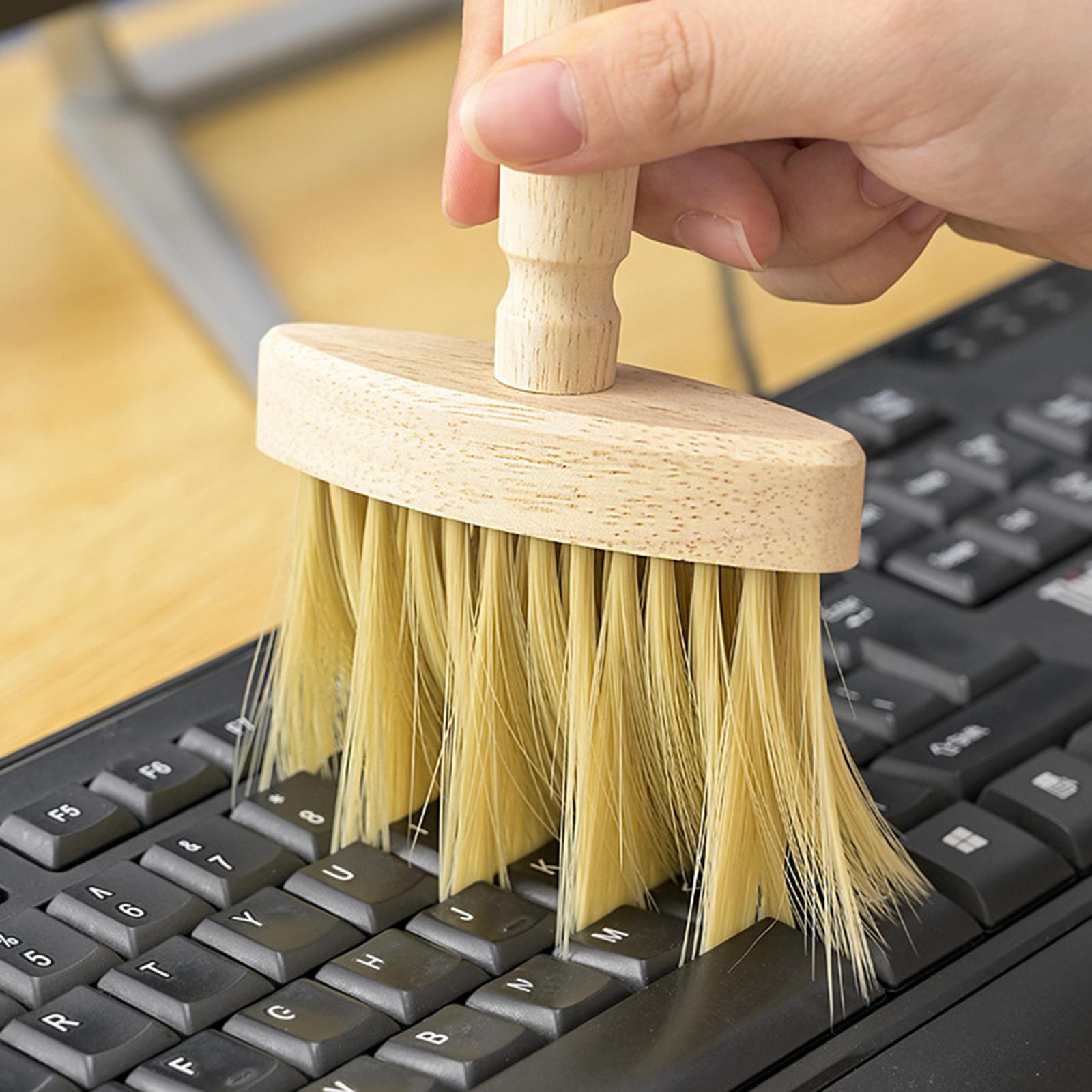 Car Air Outlet Cleaning Brush Wood Dashboard Sweeping Tools Auto Interior Duster
