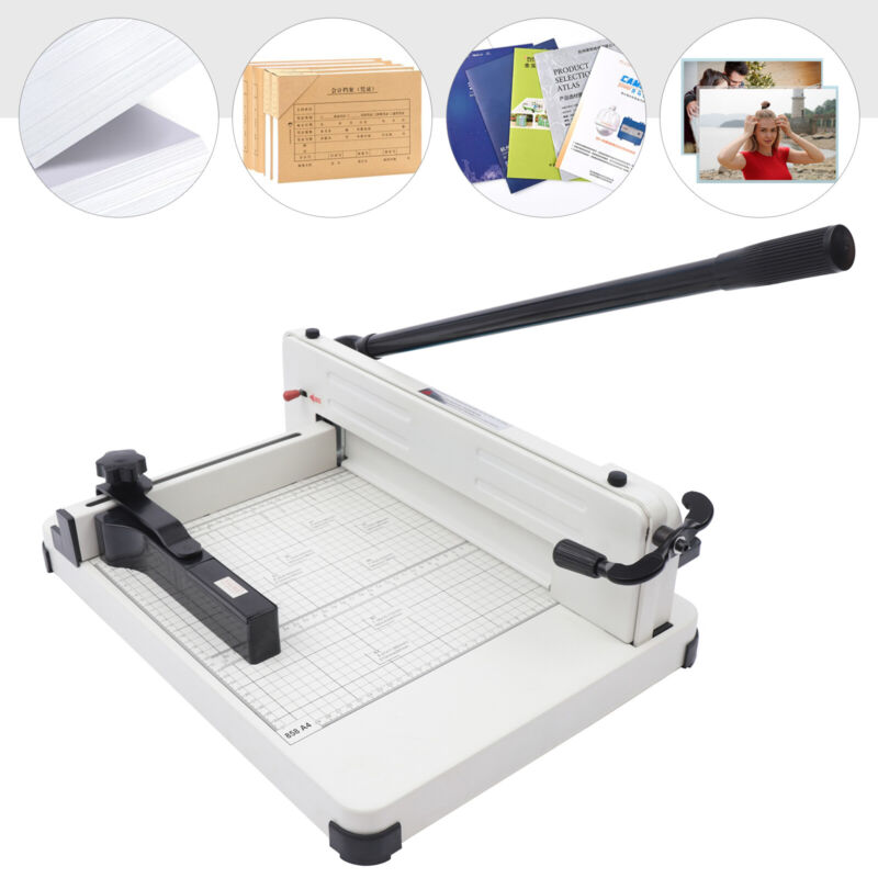 Professional Paper Trimmer Manual Heavy Duty Guillotine Paper Cutter Metal Base