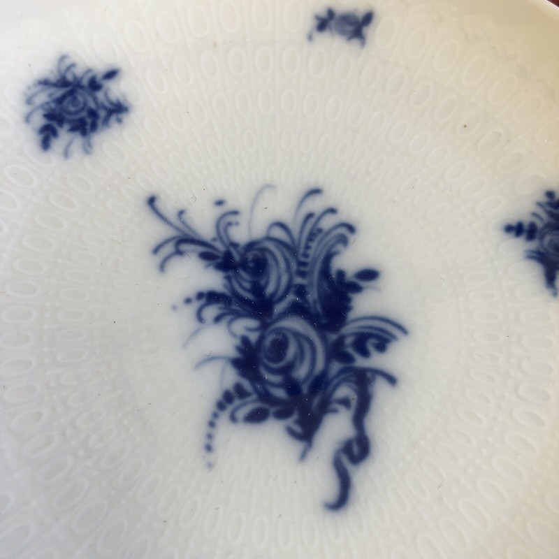 9 Vintage White Blue Floral Rosenthal Bread Plates Rhapsody Continental