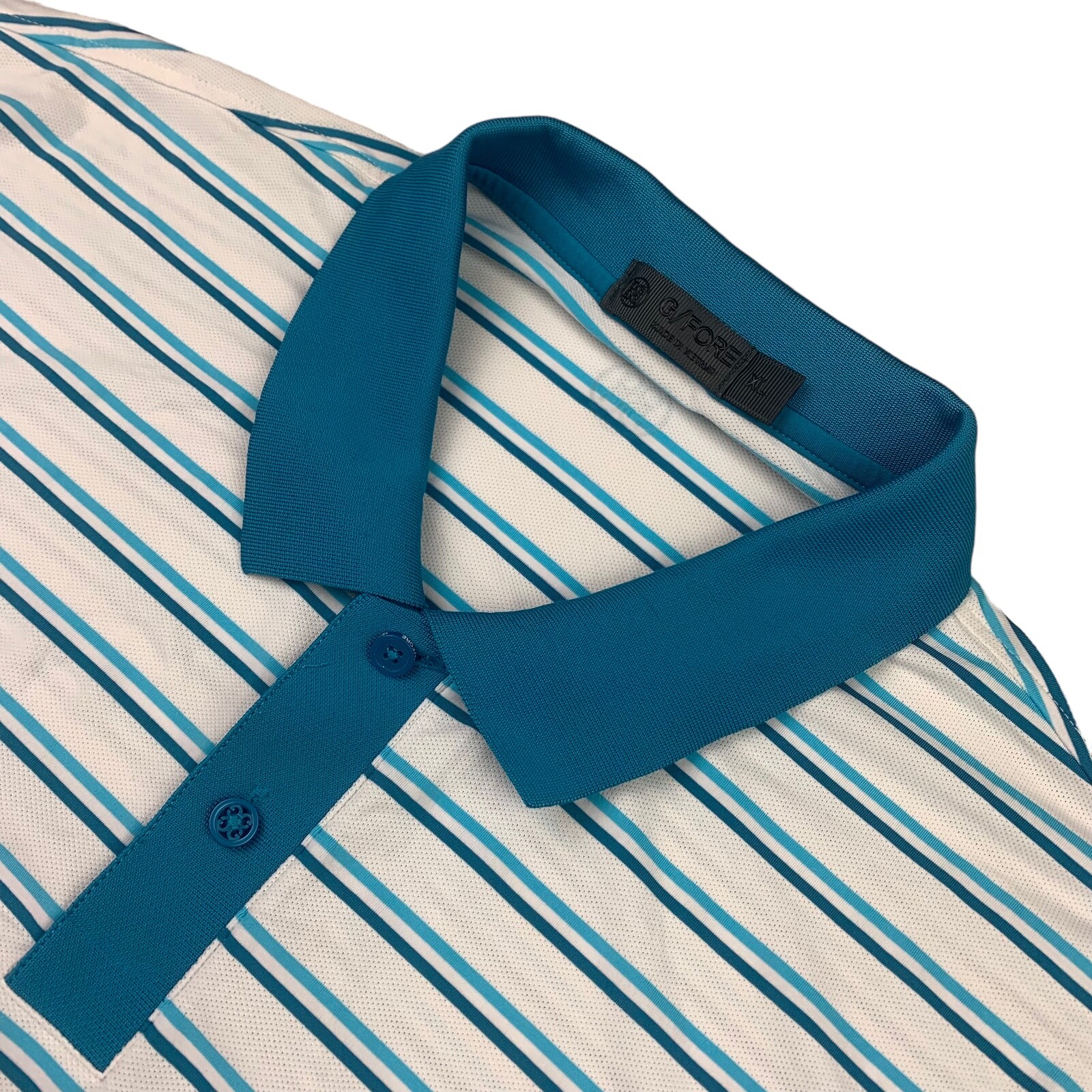 G/FORE メンズシャツ G/FORE Blossom Rib Collar Tech Jersey Slim Fit Golf Polo