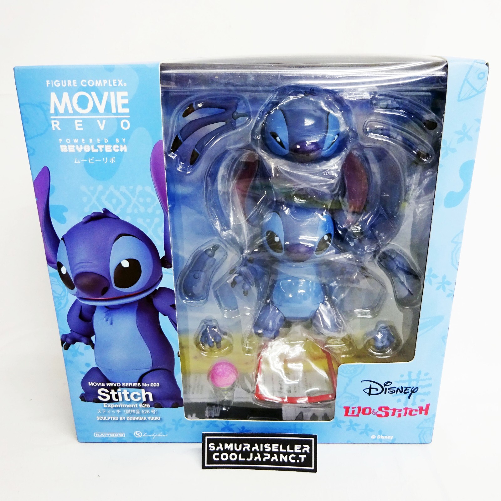 Kaiyodo Revoltech No. 003 Disney Stitch figure complex Movie Kaiyodo Revoltech No. 003 Disney Stitch figure complex Movie