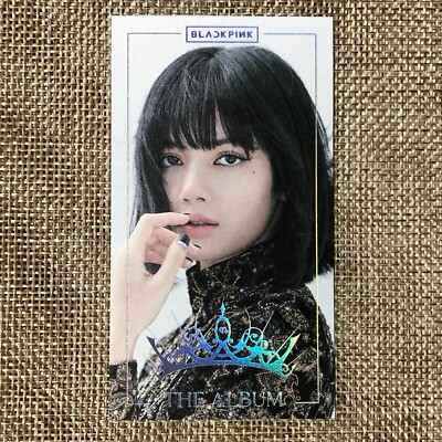 BLACKPINK LISA [ THE ALBUM YG Pre Order Benefit Official Photocard ] New /+GFT