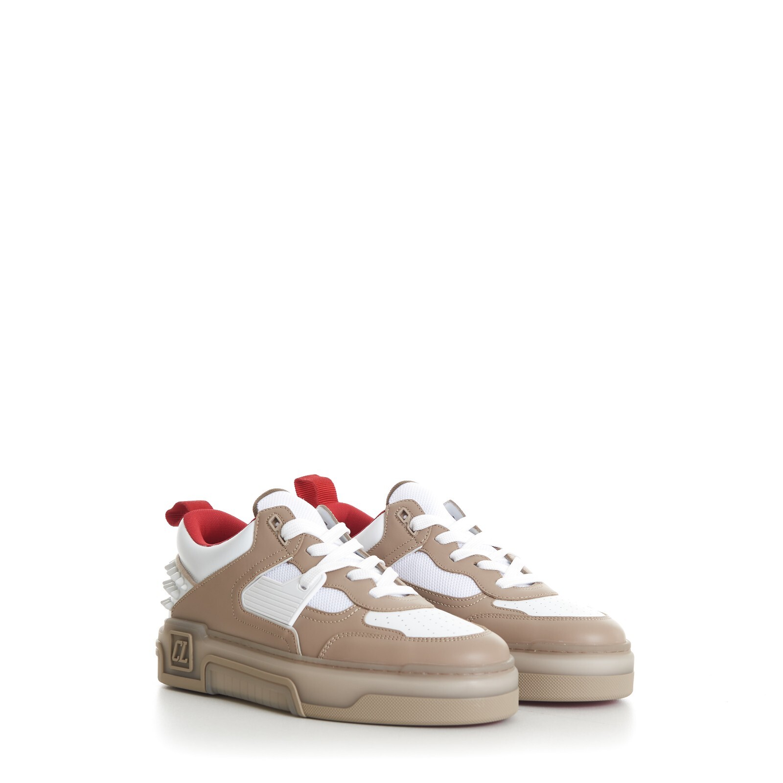 CHRISTIAN LOUBOUTIN 995$ Beige Leather Astroloubi Low Top
