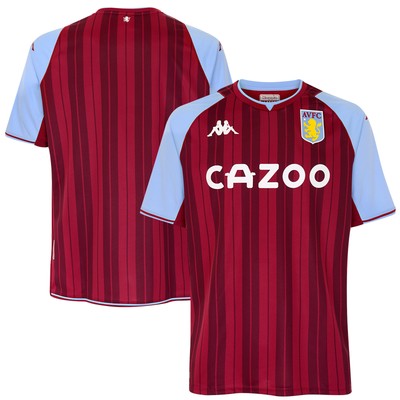 KAPPA ASTON VILLA FOOTBALL HOME SHIRT TOP T-SHIRT SHORT SLEEVE 2021-22 KAPPA MENS