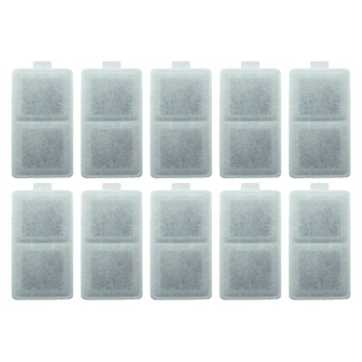 Large Water Filter Compatible With Whisker City  Pet Fountain, Pack of 10
