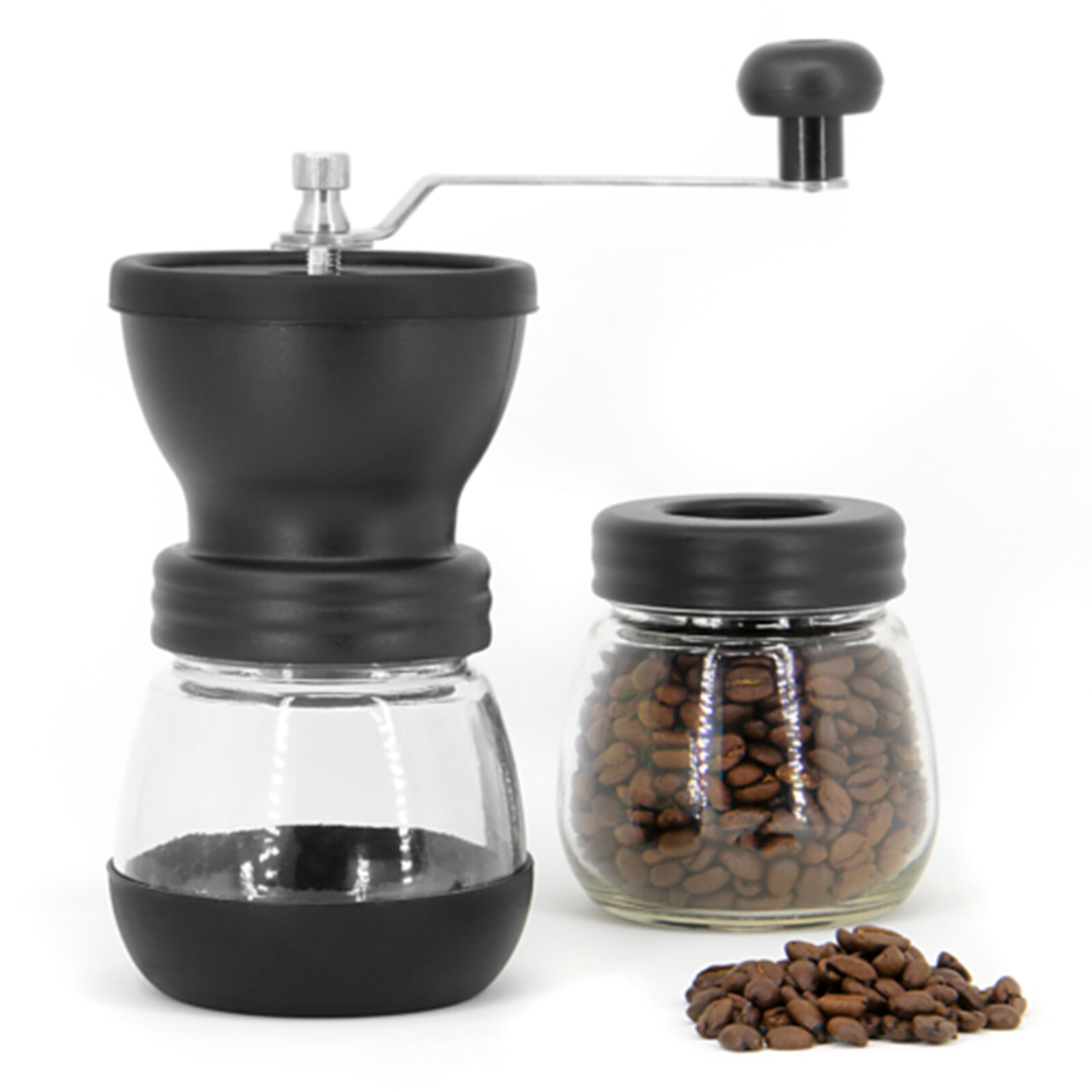 Kaffeemühle Espressomühle mit Keramik-Kegelmahlwerk Handkaffeemühle NEU DHL
