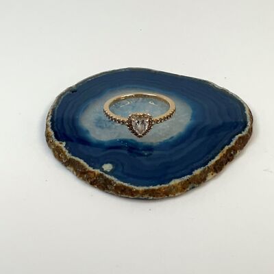 Designer Pandora ALE MET Sterling Silver Sparkling Elevated Heart Band Ring