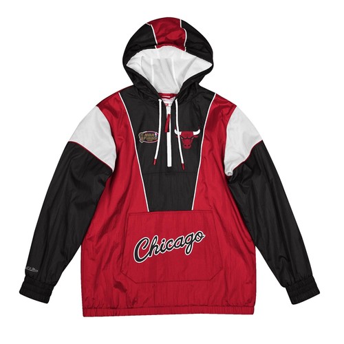 

MITCHELL - NESS HIGHLIGHT REL WINDBREAKER CHICAGO BULLS, Black/red