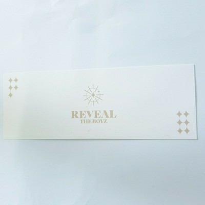 K-POP THE BOYZ Mini Album ''REVEAL'' OFFICIAL SCRATCH CARD