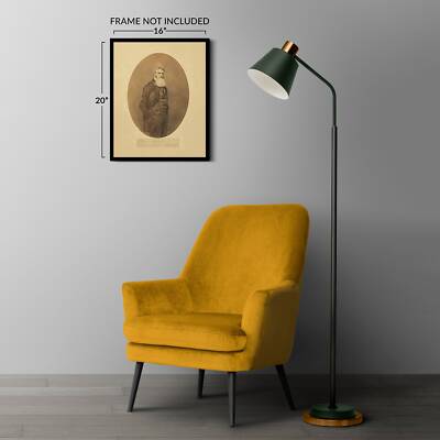 1859 American Abolitionist John Brown Portrait Photo Print Wall Art Poster