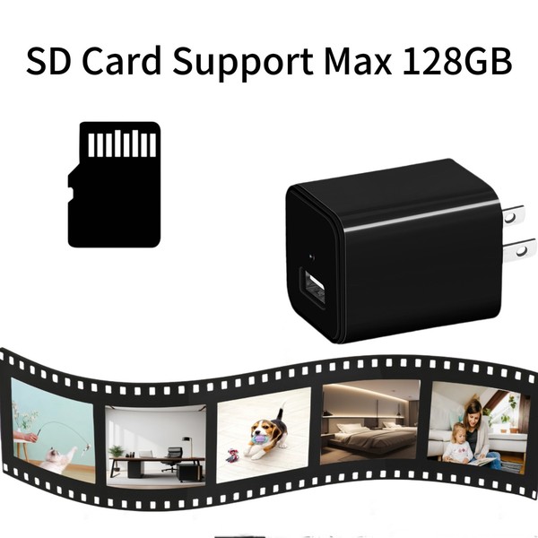 HD Mini  Charger Camera WIFI Motion Detection Remote Viewing Security Camera - Image 3
