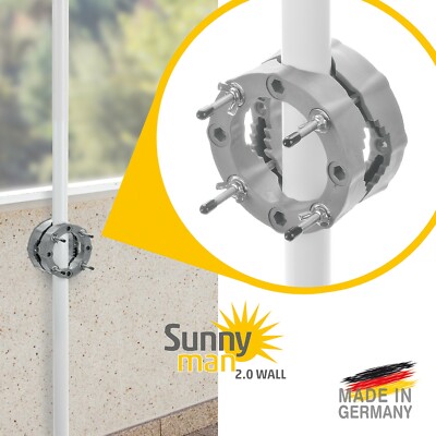 Sonnen Schirmhalter Befestigung am Balkon Gelander NEU