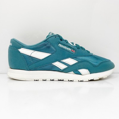 

Reebok Mens Classic CN7445 Синяя повседневная обувь Размер кроссовок 5,5, Синий, Classic