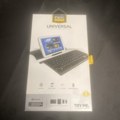 ZAGGkeys Case Universal Wireless Keyboard for iPad SamSung Smartphones Tablets 