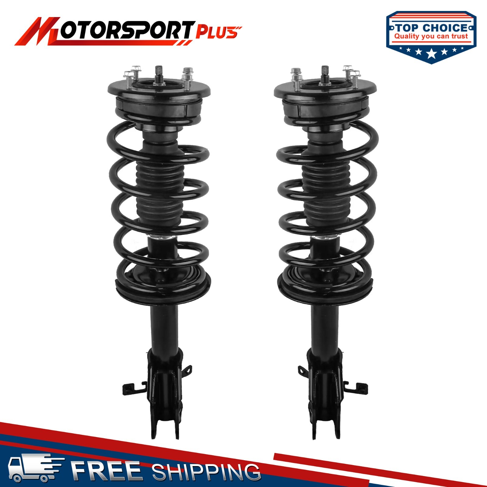 2PCS Front Struts Shock Absorbers For 2007-2010 Ford Edge