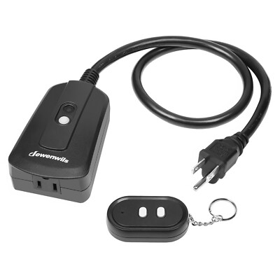 DEWENWILS Outdoor Remote Control Outlet Wireless Remote On Off Power Switch 