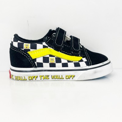 

Vans Boys Off The Wall 721356 Черная повседневная обувь Кроссовки Размер 6.5, Черный, Off The Wall