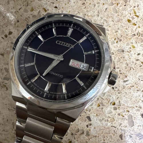 Citizen Mens Automatic Silver Stainless Steel Calendar Watch Citizen Mens Automatic Silver Stainless Steel Calendar Watch