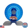 Petest Hamster Exercise Wheel, Silent Spinner Hamster Running Wheels, Diameter 8.3 inch, Blue