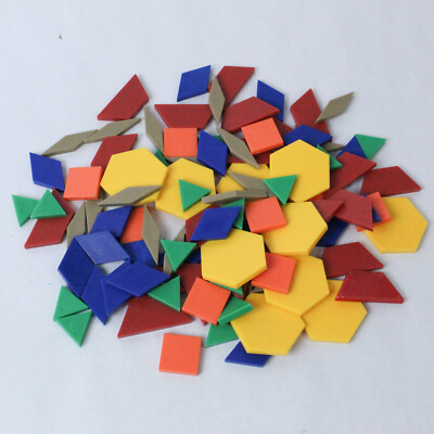 Math Manipulatives Plastic Geometric Shapes Learning Homeschool Learning Pattern