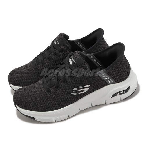 

Skechers Arch Fit-New Verse Слипоны Черно-Белые Мужские Повседневные Туфли 232454-BKW, Черный, Arch Fit-new Verse Slip-ins